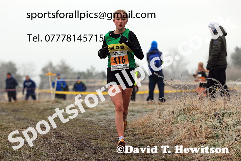 Girls under-13s 2025 Start Fitness NEHL, Wrekenton, Gateshead. Photo: David T. Hewitson/Sports for All Pics